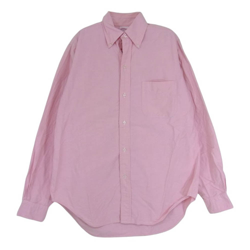 Brooks Brothers ブルックスブラザーズ Vintage ヴィンテージ 90’s 長袖 ボタンダウン 長袖 シャツ ピンク系 14 1/2【中古】
