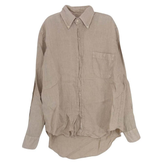 ヴィンテージ Vintage ヴィンテージ HARTFORD ハートフォード 長袖 ボタンダウン シャツ ベージュ系 S【中古】