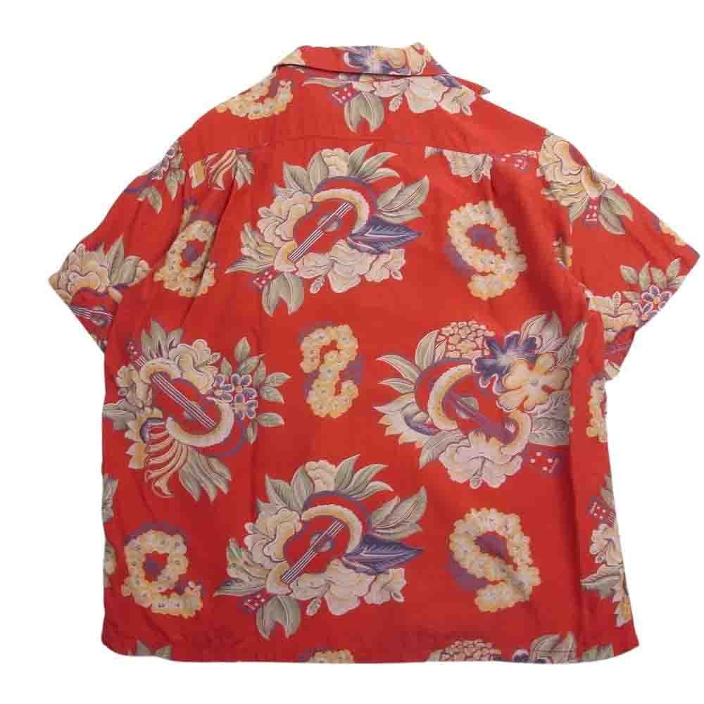 Denime ドゥニーム 総柄 半袖 アロハ シャツ レッド系【中古】