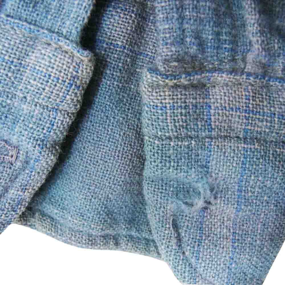 PENDLETON ペンドルトン 50’s 襟キルティング 長袖 ネル シャツ グリーン系 15 1/2【中古】