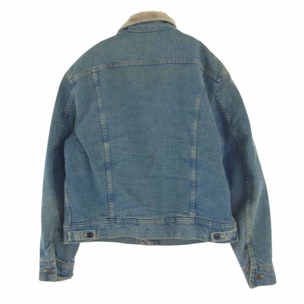 Lee リー 70s 80s USA製 ヴィンテージ STORM RIDER ストームライダー 裏地ボア デニム ジャケット インディゴブルー系 42R【中古】