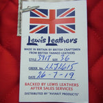 Lewis Leathers ルイスレザー 391T ライトニング カウハイド  レザー ライダース ジャケット ブラック系 36【美品】【中古】