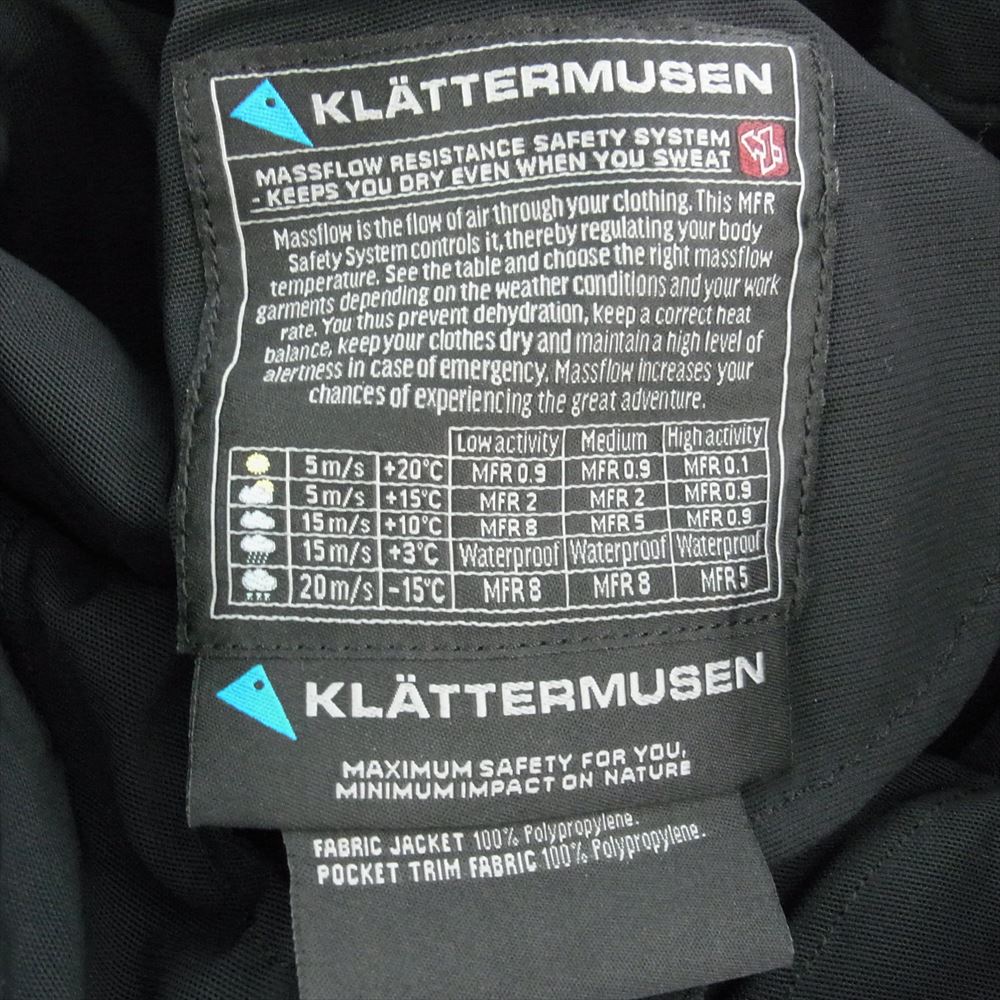 KLATTERMUSEN クレッタルムーセン Gere  2.0 ゲーレ トレッキング パンツ ブラック ブラック系 M【中古】