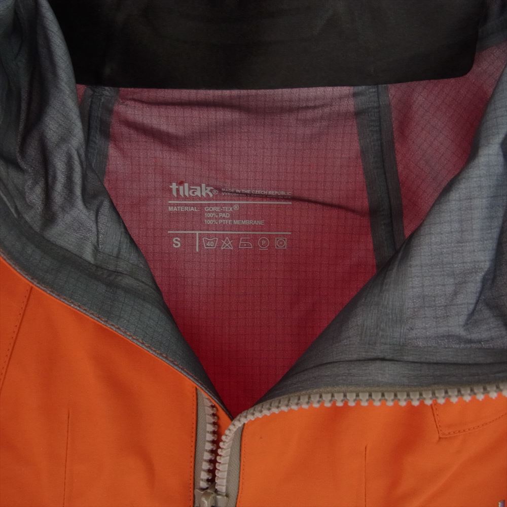 TILAK ティラック GORE-TEX Pro Evolution Jacket ゴアテックス プロ ナイロン シェル エヴォリューション マウンテン パーカ ジャケット オレンジ系 S【美品】【中古】