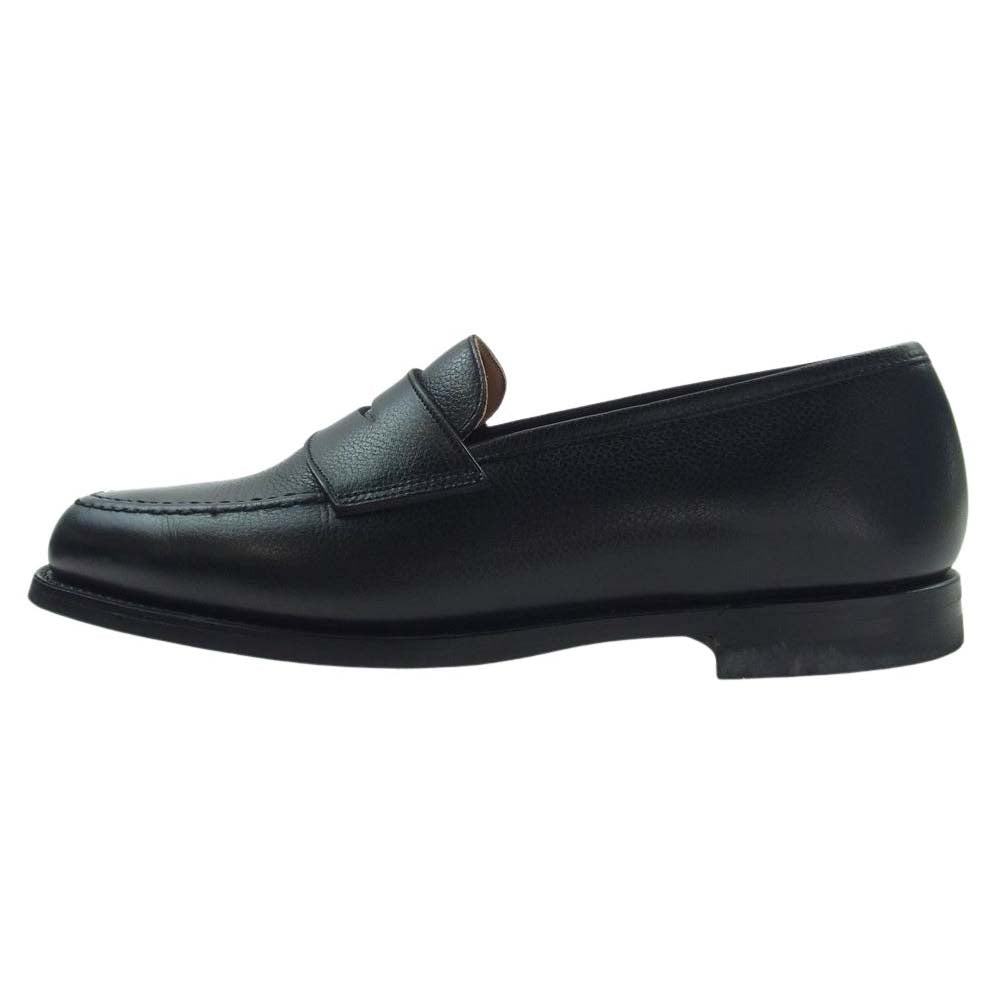 CROCKETT&JONES クロケットアンドジョーンズ 26224A-G21C1 BOSTON2 ボストン2 レザー シューズ ローファー ブラック系 7E【美品】【中古】