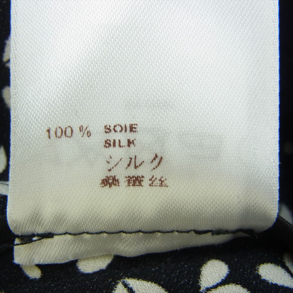 LOUIS VUITTON ルイ・ヴィトン RW121A F1PA21SOP 総柄 シルク ショーツ ショート パンツ ブラック系 36【中古】