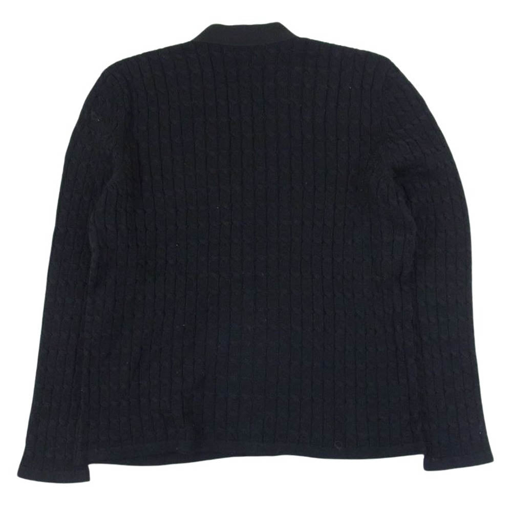 Salvatore Ferragamo サルヴァトーレフェラガモ コットン カーディガン ブラック系 M【中古】