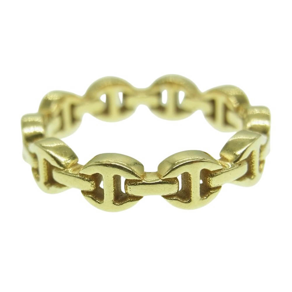 HOORSENBUHS ホーセンブース HB204-YG 購入証明書付属 K18 MICRO DAME III TRI-LINK マイクロ トライリンク リング  ゴールド系 8.5号【中古】