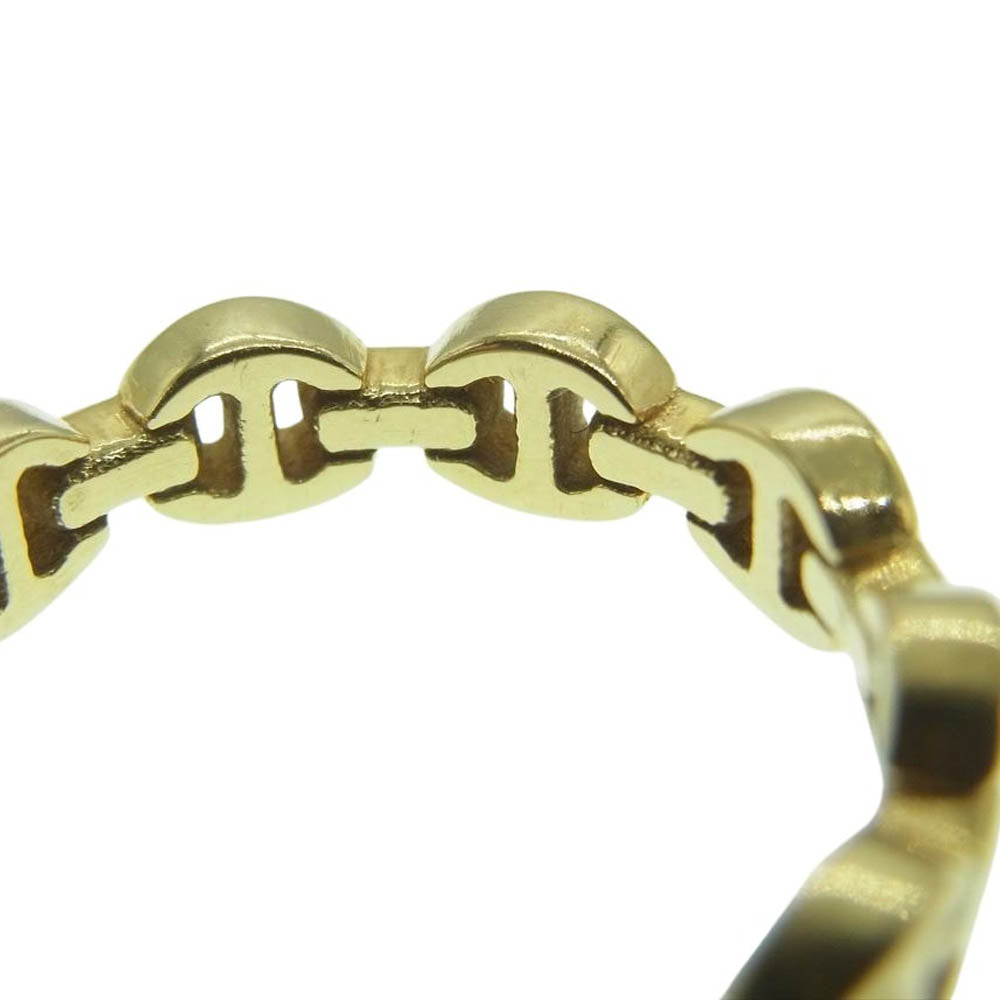 HOORSENBUHS ホーセンブース HB204-YG 購入証明書付属 K18 MICRO DAME III TRI-LINK マイクロ トライリンク リング  ゴールド系 8.5号【中古】