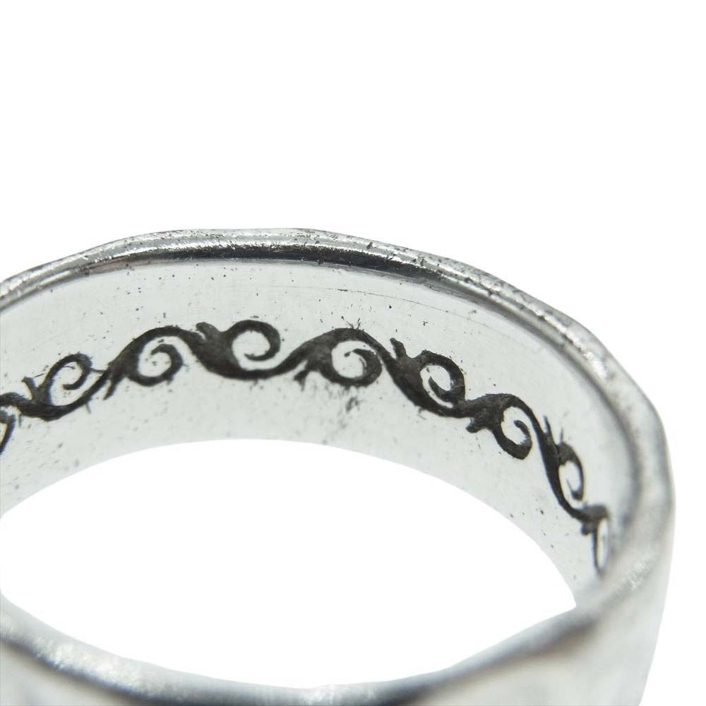 SAAD サード シルバー925 裏唐草 タタキ リング シルバー系【中古】