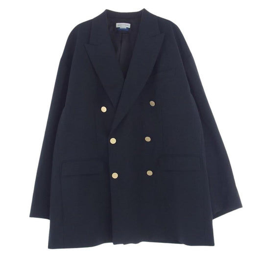 メゾン スペシャル 11231111207 CORDURA Wool Prime-Over Gold Button Double Blazer コーデュラ ウール プライム オーバー 金ボタン ダブル ブレザー ジャケット ネイビー系 M/01【中古】