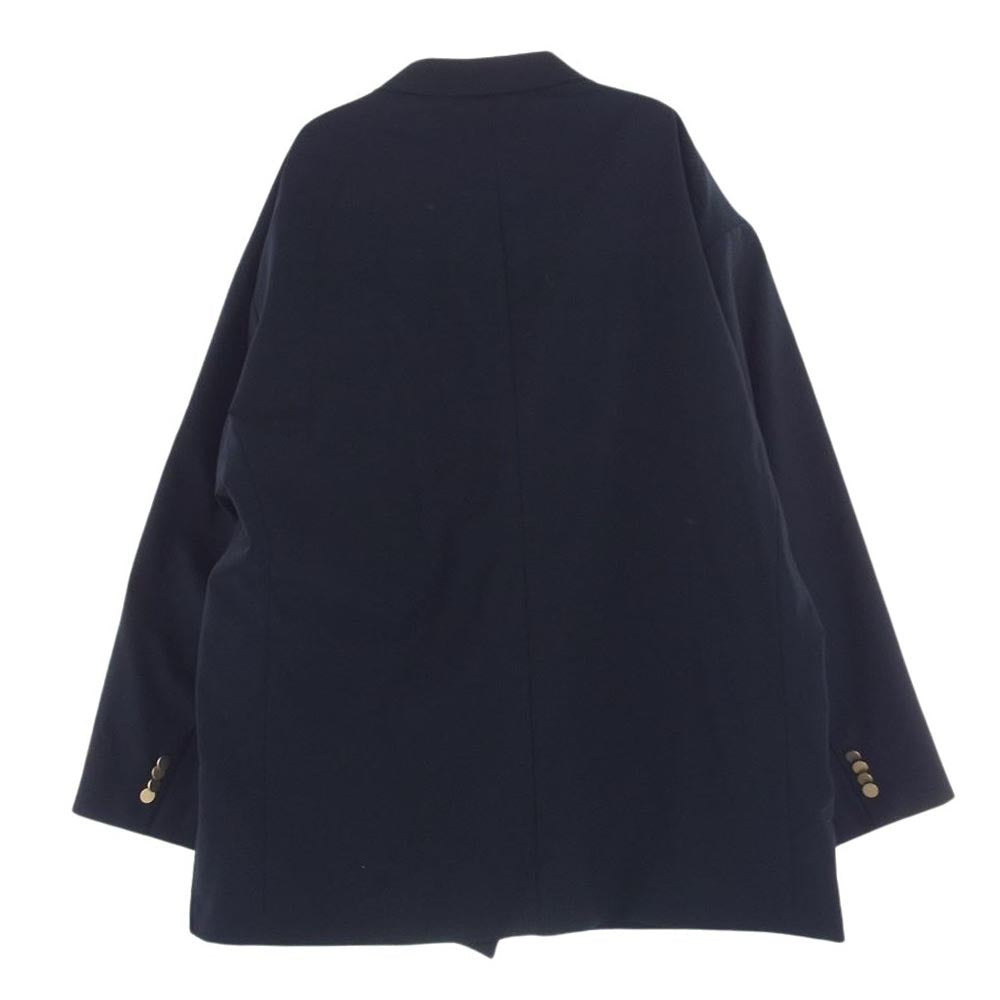 メゾン スペシャル 11231111207 CORDURA Wool Prime-Over Gold Button Double Blazer コーデュラ ウール プライム オーバー 金ボタン ダブル ブレザー ジャケット ネイビー系 M/01【中古】