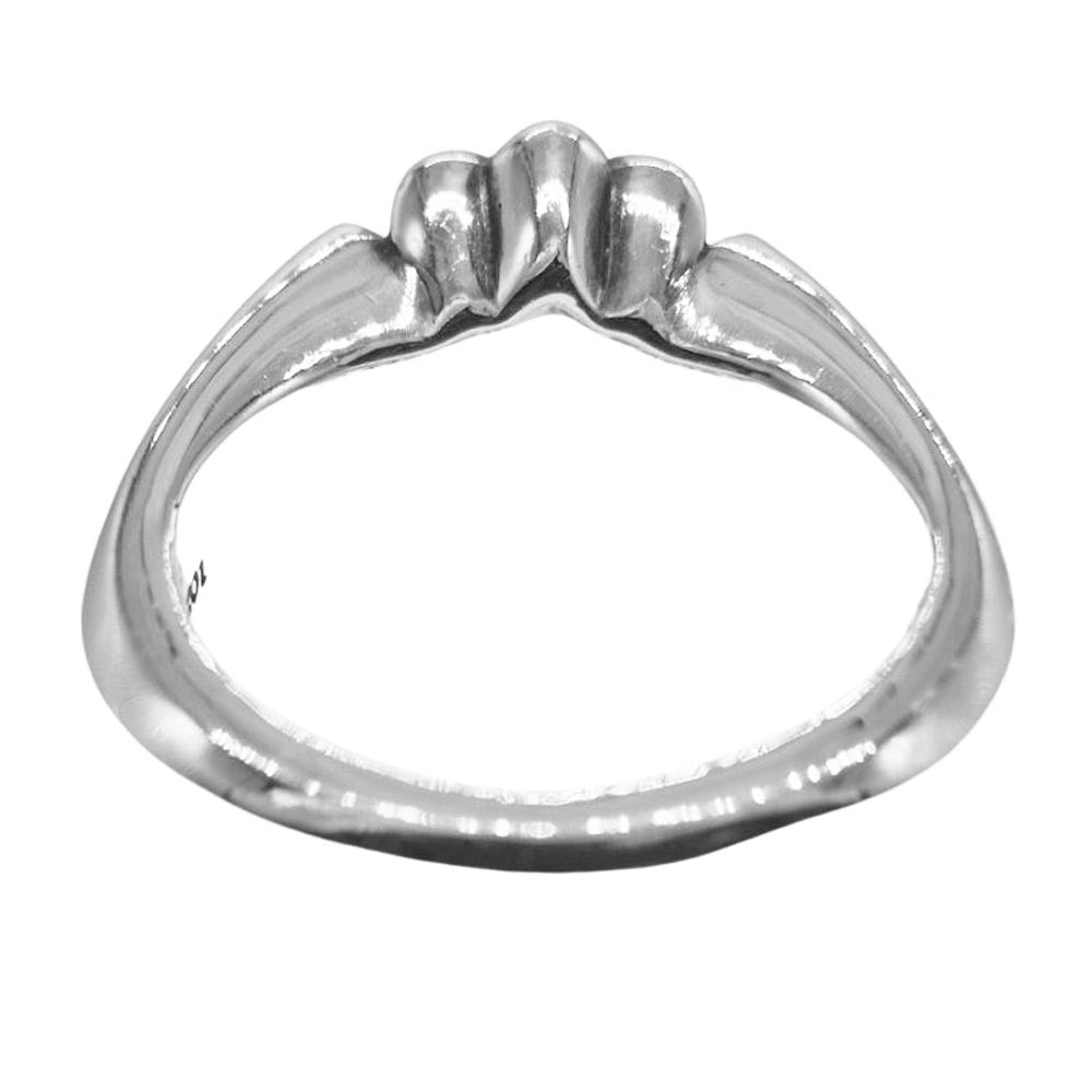 CHROME HEARTS クロムハーツ（原本無） CUTOUT CH PLS スモール カットアウト CHプラス シルバー リング シルバー系 10号【中古】