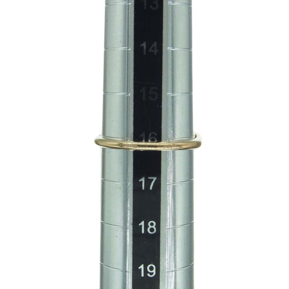 CHROME HEARTS クロムハーツ（原本無） 22K BUBBLGM PYRAMID バブルガム ピラミッド リング アフター ダイヤ カスタム リング ゴールド系 16号【中古】