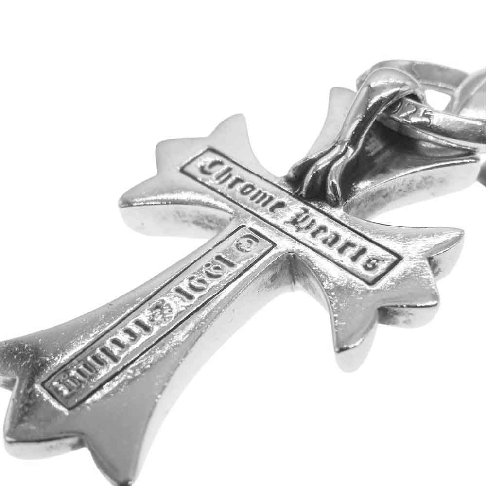 CHROME HEARTS クロムハーツ（原本無） CH CRS SML W BALE スモールCH クロス ベイル ペンダントトップ シルバー系【中古】