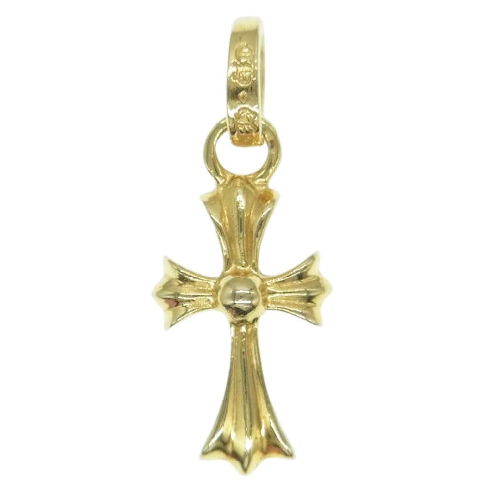 CHROME HEARTS クロムハーツ（原本無） 22K CRS BBYFAT P DMND A ベイビー ファット PAVE パヴェ アフター オレンジ ダイヤ カスタム チャーム ペンダントトップ ゴールド系【中古】