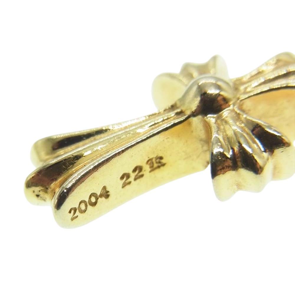 CHROME HEARTS クロムハーツ（原本無） 22K CRS BBYFAT P DMND A ベイビー ファット PAVE パヴェ アフター オレンジ ダイヤ カスタム チャーム ペンダントトップ ゴールド系【中古】