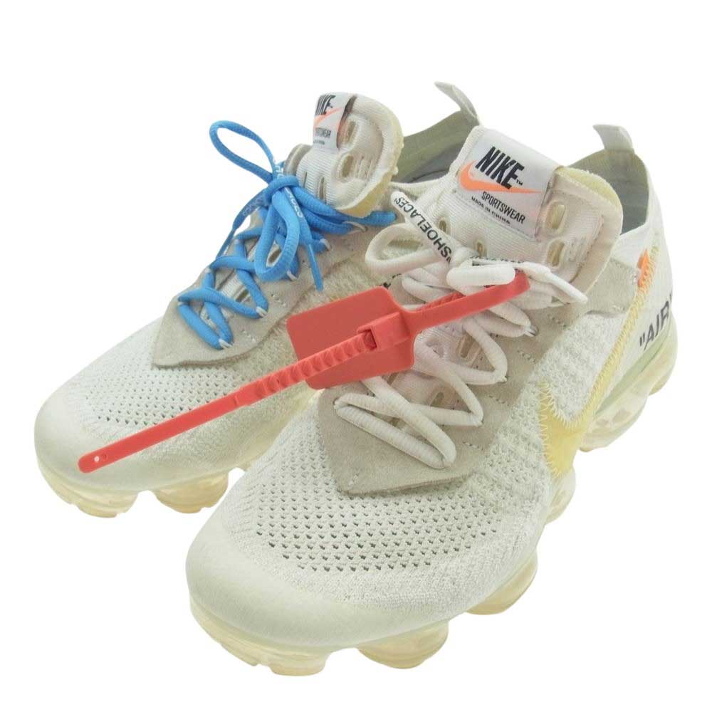 NIKE ナイキ AA3831-100 × Off-white Air Vapormax White オフホワイト エア ヴェイパーマックス ホワイト スニーカー オフホワイト系 26cm【中古】