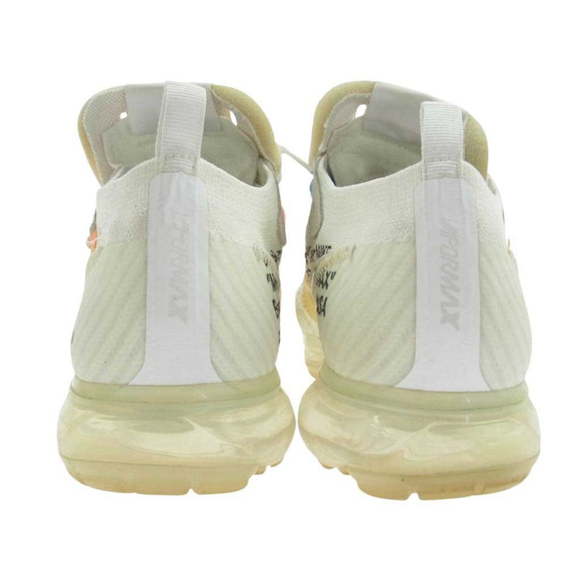 NIKE ナイキ AA3831-100 × Off-white Air Vapormax White オフホワイト エア ヴェイパーマックス ホワイト スニーカー オフホワイト系 26cm【中古】