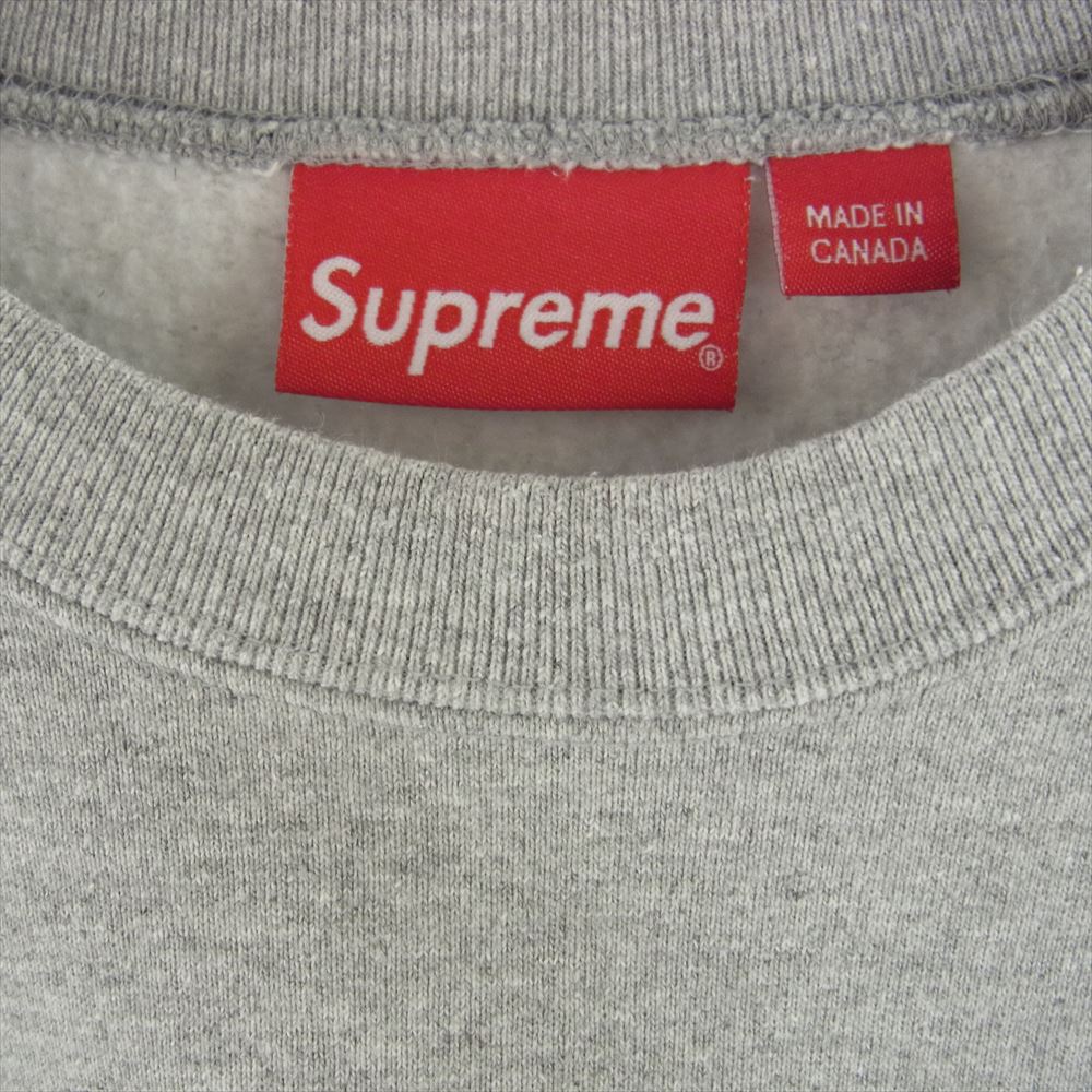 Supreme シュプリーム 22AW Box Logo Crewneck ボックス ロゴ クルーネック スウェット グレー系 S【中古】