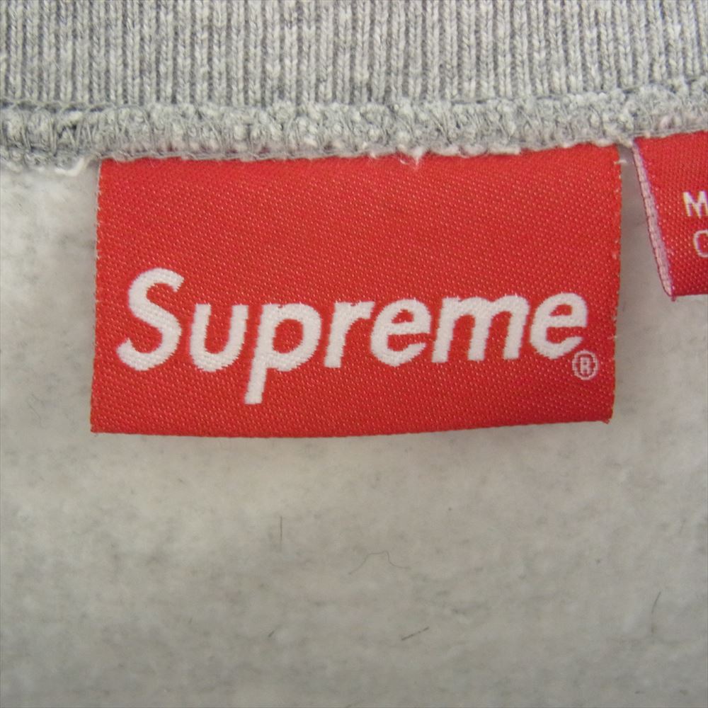 Supreme シュプリーム 22AW Box Logo Crewneck ボックス ロゴ クルーネック スウェット グレー系 S【中古】