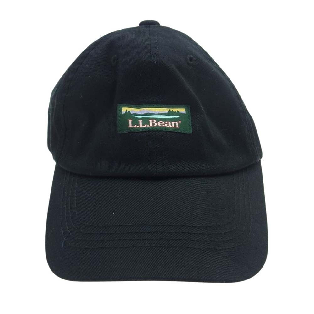 NEIGHBORHOOD ネイバーフッド 22SS 221KMLBN-HT01 × L.L.Bean エルエルビーン LB C-CAP ロゴ キャップ 帽子 ブラック系 F【極上美品】【中古】