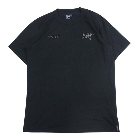 ARC'TERYX アークテリクス 314135 Captive Split SS T-Shirt ロゴ プリント 半袖 Tシャツ ブラック系 M【極上美品】【中古】
