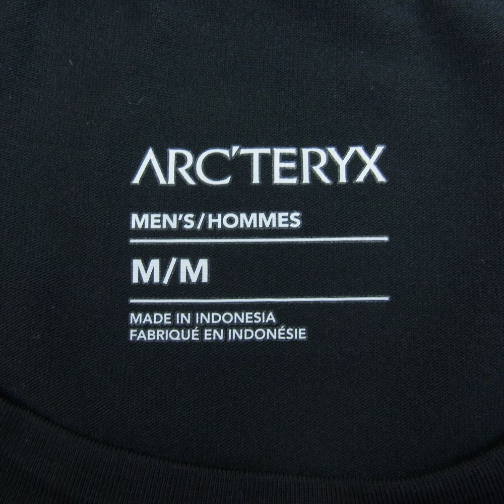 ARC'TERYX アークテリクス 314135 Captive Split SS T-Shirt ロゴ プリント 半袖 Tシャツ ブラック系 M【極上美品】【中古】