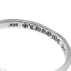 CHROME HEARTS クロムハーツ（原本無） BUBBLGM CH CRS バブルガム CHクロス リング シルバー系 8号【中古】