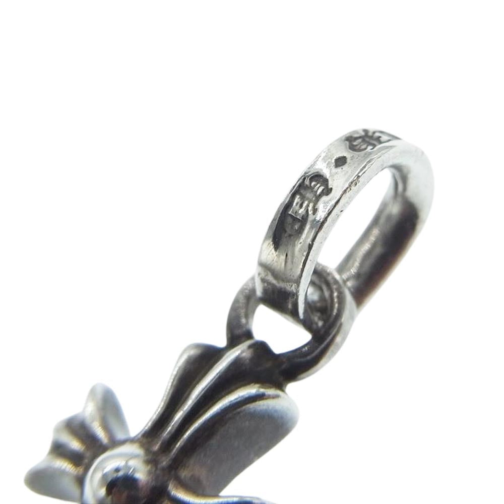 CHROME HEARTS クロムハーツ（原本無） CRS BBY FAT PAVE RUBY ベイビーファット パヴェ ルビー チャーム ペンダントトップ シルバー系【中古】