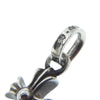 CHROME HEARTS クロムハーツ（原本無） CRS BBY FAT PAVE RUBY ベイビーファット パヴェ ルビー チャーム ペンダントトップ シルバー系【中古】