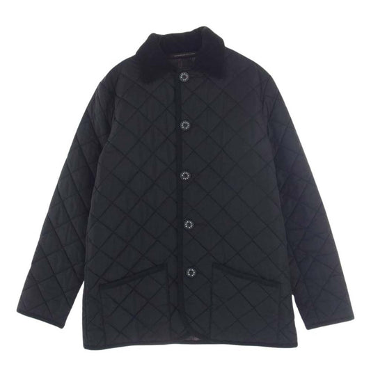 Mackintosh マッキントッシュ 国内正規品 英国製 Loro Piana ロロピアーナ 裏地カシミヤ混ウール キルティング ジャケット ブラック系 38【中古】