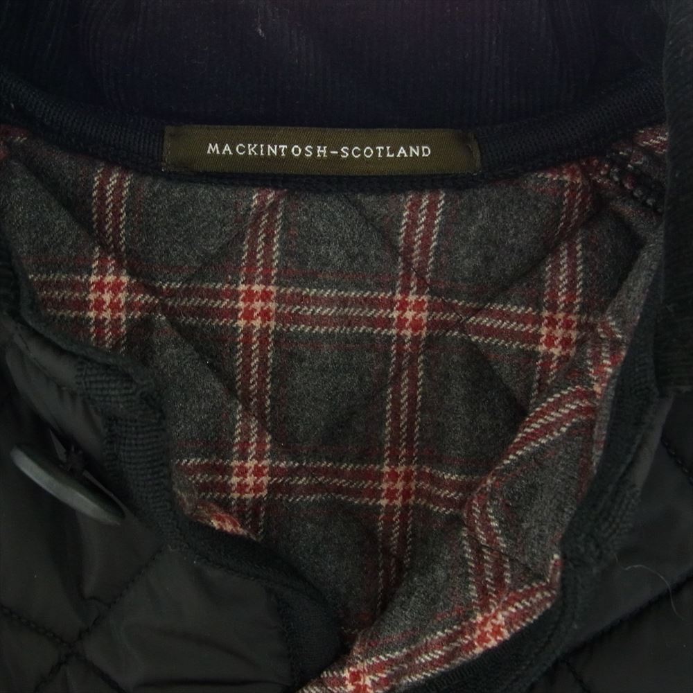 Mackintosh マッキントッシュ 国内正規品 英国製 Loro Piana ロロピアーナ 裏地カシミヤ混ウール キルティング ジャケット ブラック系 38【中古】