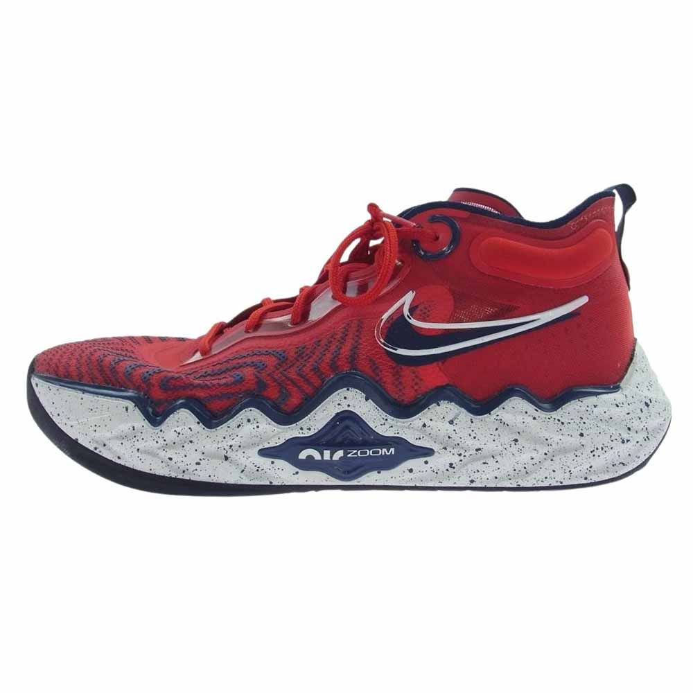 NIKE ナイキ CZ0202-604 AIR ZOOM G.T.RUN エア ズーム G.T.ラン バッシュ バスケットボールシューズ スニーカー レッド系 ネイビー系 28.5cm【中古】