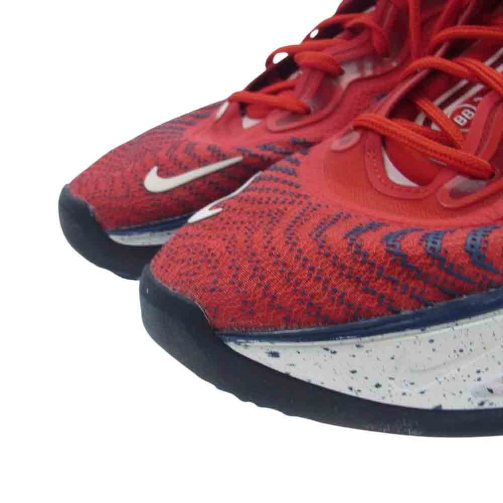NIKE ナイキ CZ0202-604 AIR ZOOM G.T.RUN エア ズーム G.T.ラン バッシュ バスケットボールシューズ スニーカー レッド系 ネイビー系 28.5cm【中古】
