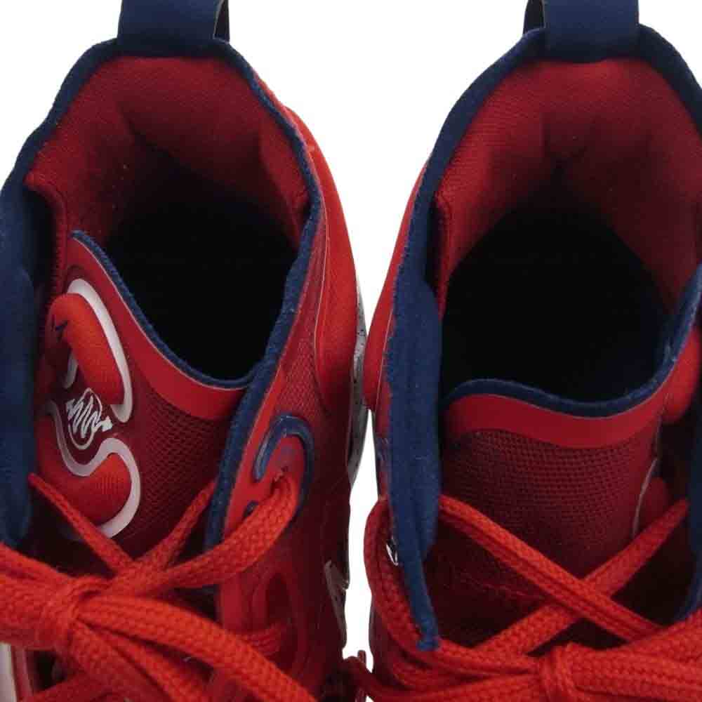 NIKE ナイキ CZ0202-604 AIR ZOOM G.T.RUN エア ズーム G.T.ラン バッシュ バスケットボールシューズ スニーカー レッド系 ネイビー系 28.5cm【中古】