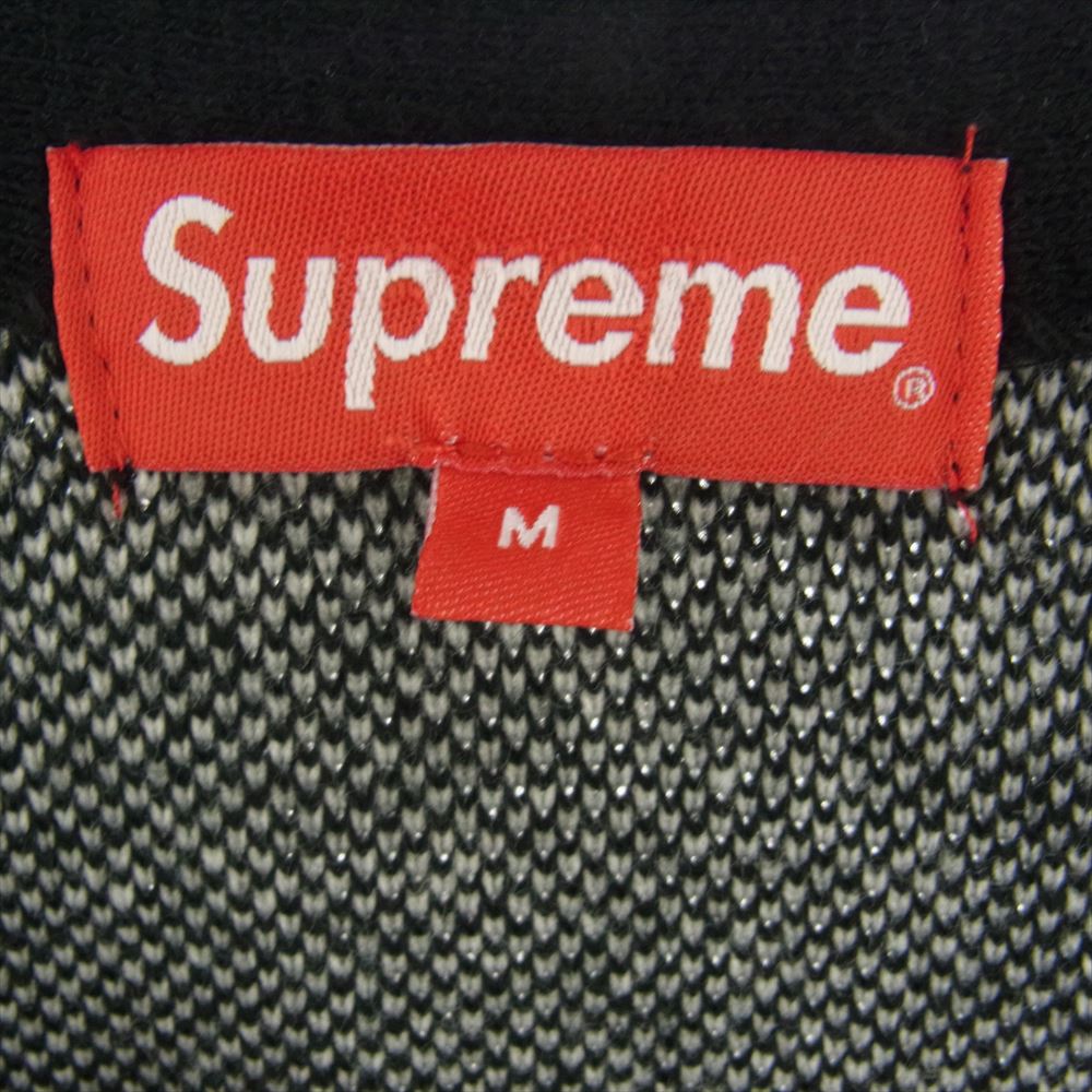 Supreme シュプリーム 21SS Brushed Checkerboard Cardigan ブラッシュド チェッカーボード カーディガン ブラック系 M【中古】
