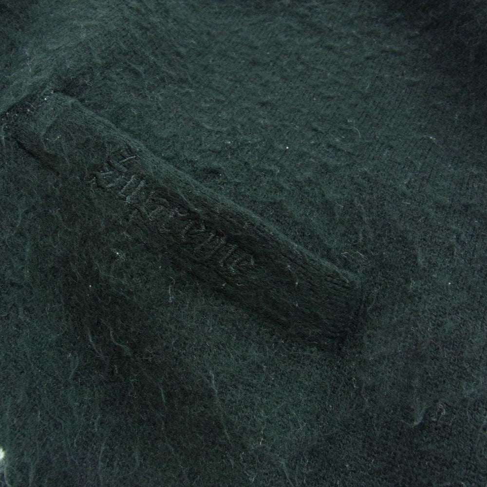 Supreme シュプリーム 21SS Brushed Checkerboard Cardigan ブラッシュド チェッカーボード カーディガン ブラック系 M【中古】