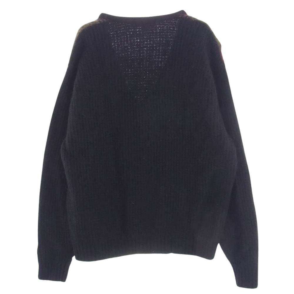 Supreme シュプリーム 22SS Brushed Grid Cardigan モヘア混 ブラッシュド グリッド カーディガン マルチカラー系 M【中古】