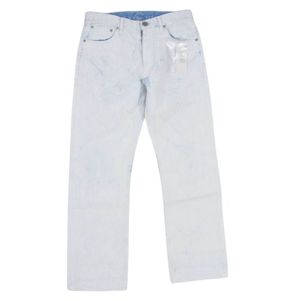 MAISON MARGIELA メゾンマルジェラ 国内正規品 S51LA0149 S30561 ペンキ加工 ビアンケットデニム デニムパンツ ホワイト系 40【中古】