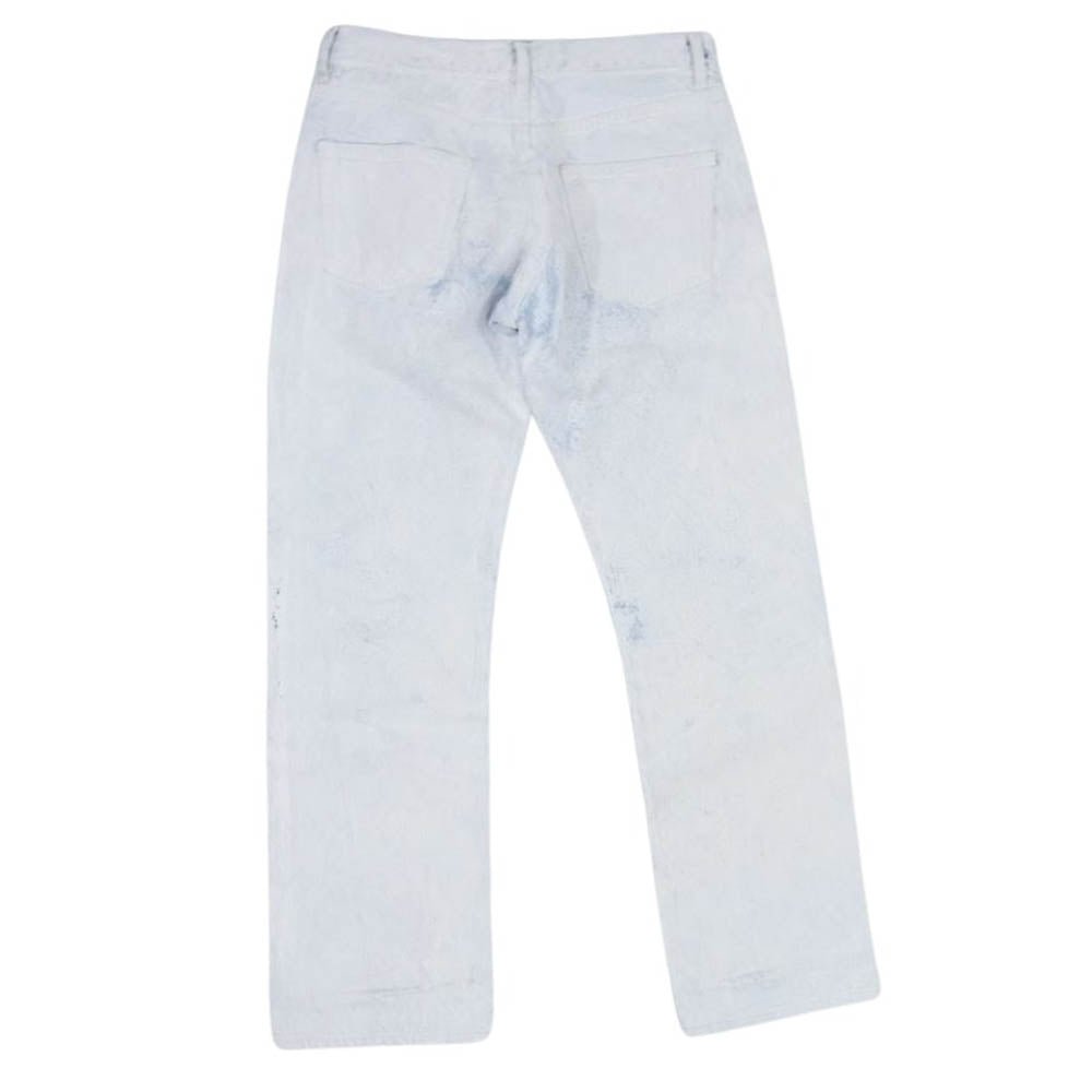 MAISON MARGIELA メゾンマルジェラ 国内正規品 S51LA0149 S30561 ペンキ加工 ビアンケットデニム デニムパンツ ホワイト系 40【中古】
