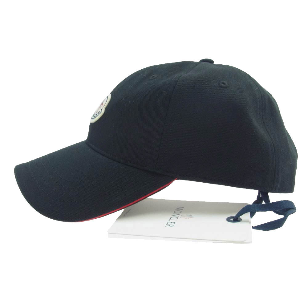 MONCLER モンクレール BERRETTO BASEBALL ベースボール キャップ 帽子 ブラック系 58-66cm【新古品】【未使用】【中古】