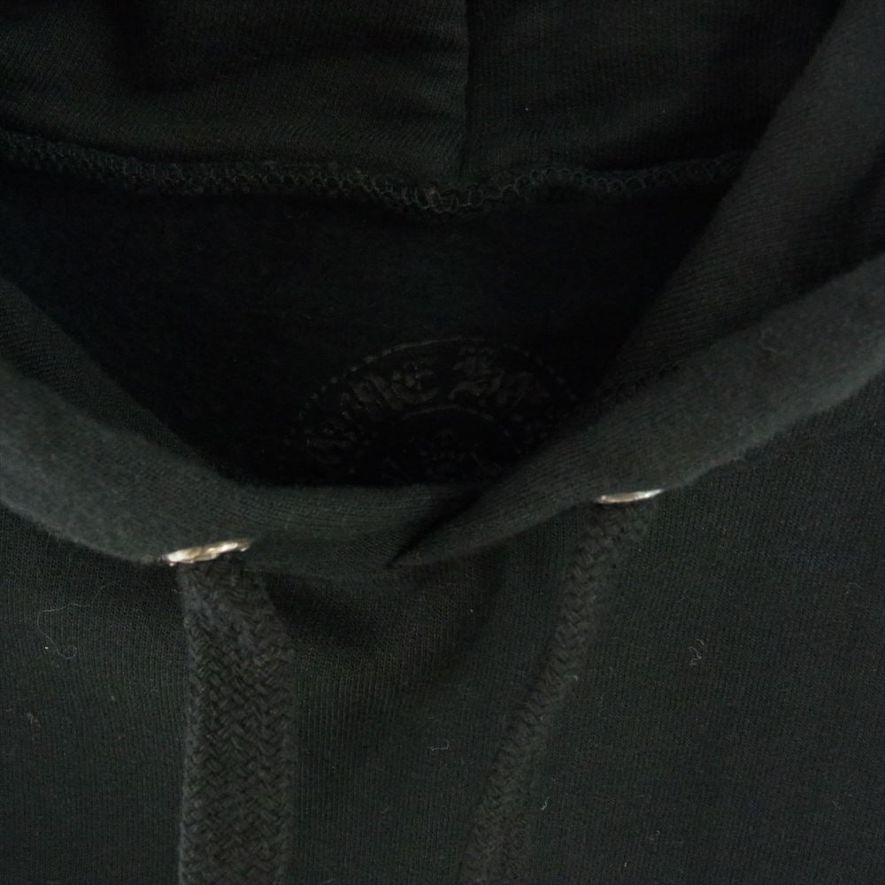 CHROME HEARTS クロムハーツ（原本無） SWTSHRT PLVR ホースシュー バックプリント プルオーバー パーカー ブラック系 L【中古】