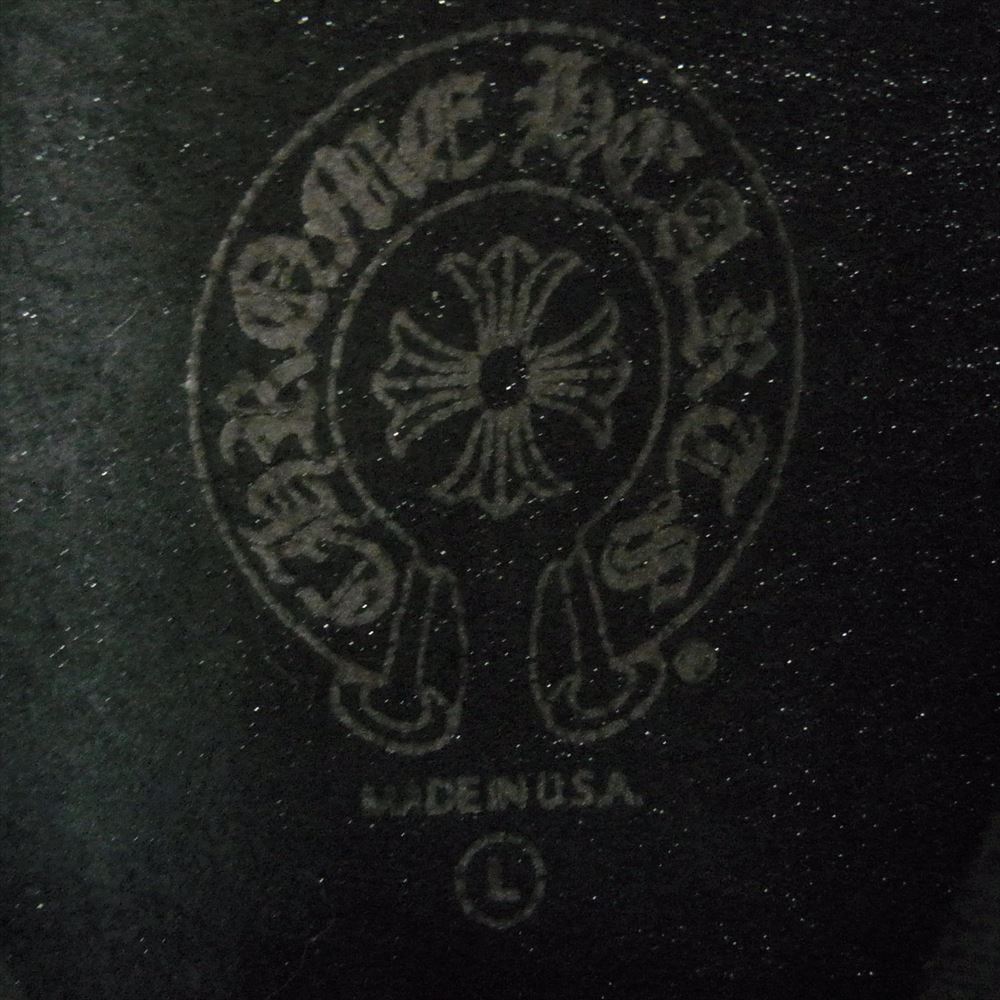 CHROME HEARTS クロムハーツ（原本無） SWTSHRT PLVR ホースシュー バックプリント プルオーバー パーカー ブラック系 L【中古】