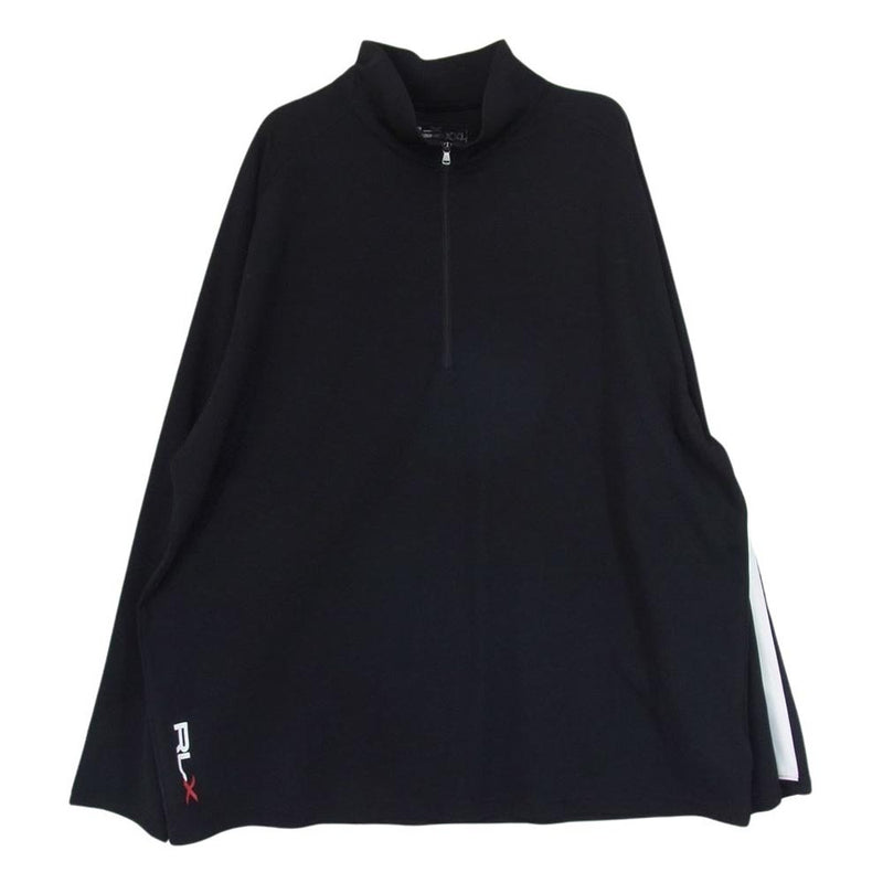 RALPH LAUREN ラルフローレン RLX ハーフジップ プルオーバー ジャケット ブラック系 XXL【中古】