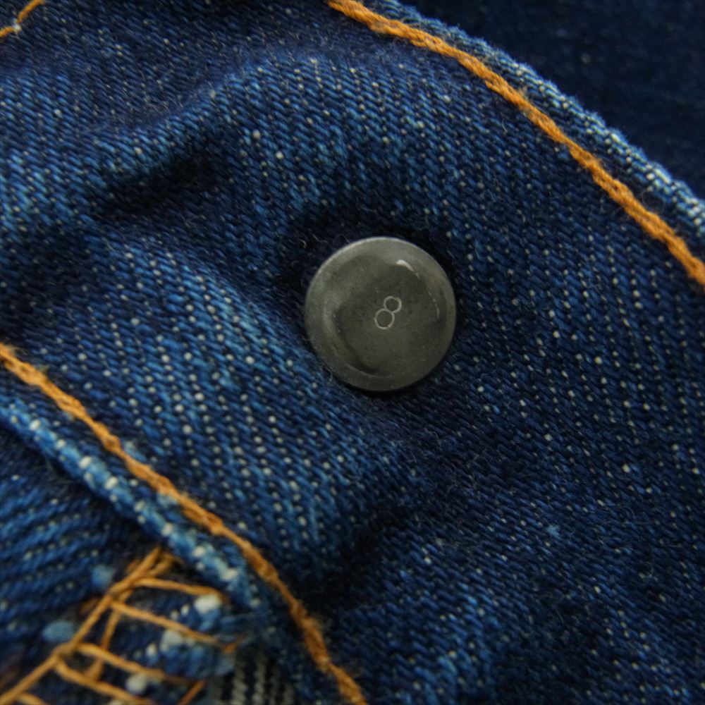 Levi's リーバイス ヴィンテージ 74年製 505 66前期 赤耳 small e TALON42 シングルステッチ デニム パンツジ ーンズ インディゴブルー系 W44【中古】