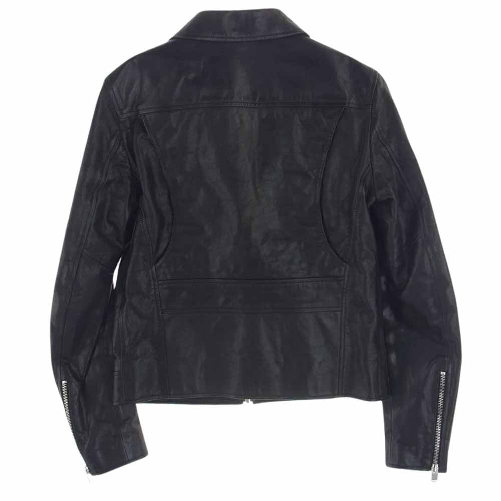 SAINT LAURENT サンローラン 14AW 361845 Y5GF1 エディ期 国内正規品 L01 シングル ライダース レザー ジャケット ブラック系 46【中古】
