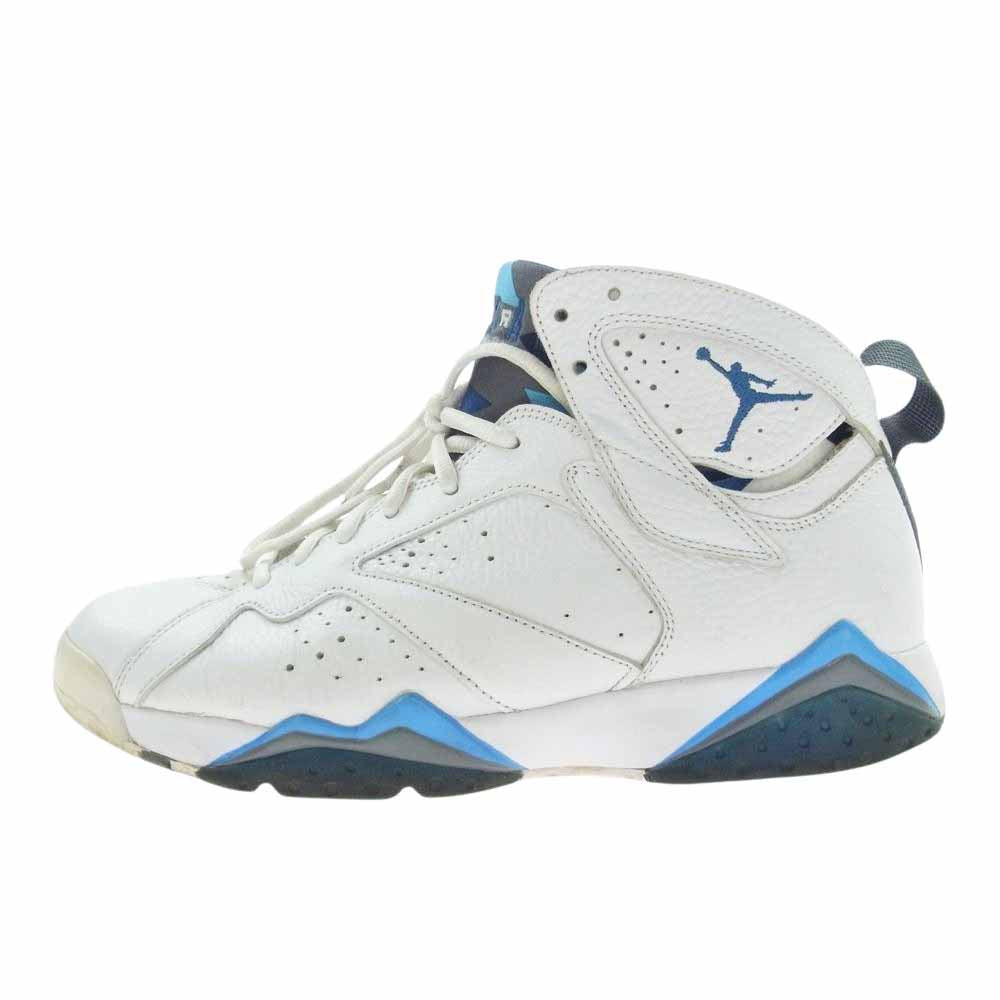 NIKE ナイキ 304775-107 AIR JORDAN 7 RETRO FRENCH BLUE 2015 エアジョーダン7 レトロ フレンチ ブルー スニーカー ホワイト系 ブルー系 28.5cm【中古】