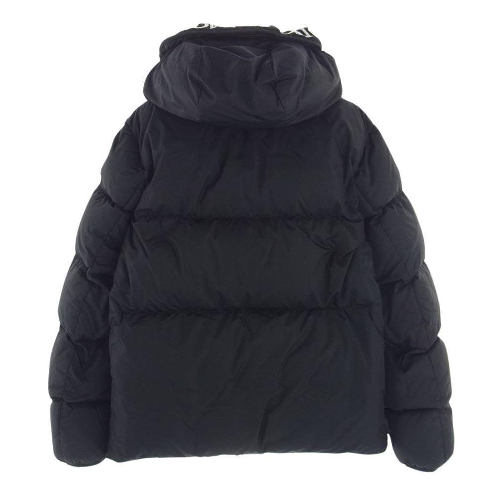 MONCLER モンクレール MONTCLA GIUBBOTTO モンクラー ロゴ 刺繍 ダウン ジャケット ブラック系 2【美品】【中古】