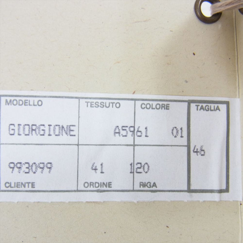 ジャブスアルキヴィオ   A5961  イタリア製 GIORGIONE スタンダード サマージャージー 裾シャーリング パンツ ホワイト ホワイト系 46【中古】